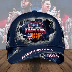 Arizona Wildcats 2026 Big 12 Regular Season Men's Basketball Champions Cap