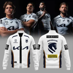 Brisbane Broncos NRL Telstra Premiership Bomber Jacket