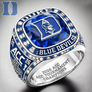 Duke Blue Devils 2026 ACC Tournament Champions Championship Ring