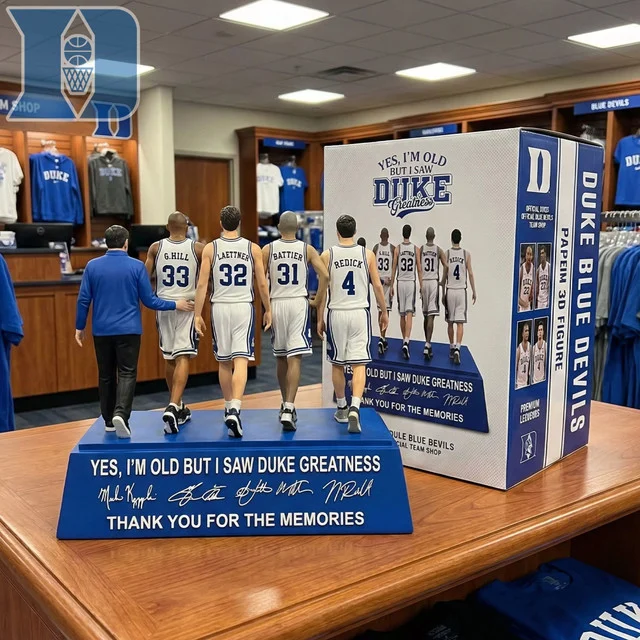Duke Blue Devils Yes I'm Old But I Saw Duke Greatness Legends Acrylic Plaque - Front View
