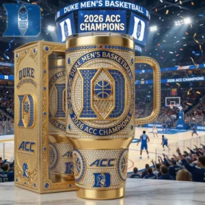 Duke Men's Basketball 2026 ACC Champions Tumbler With Handle