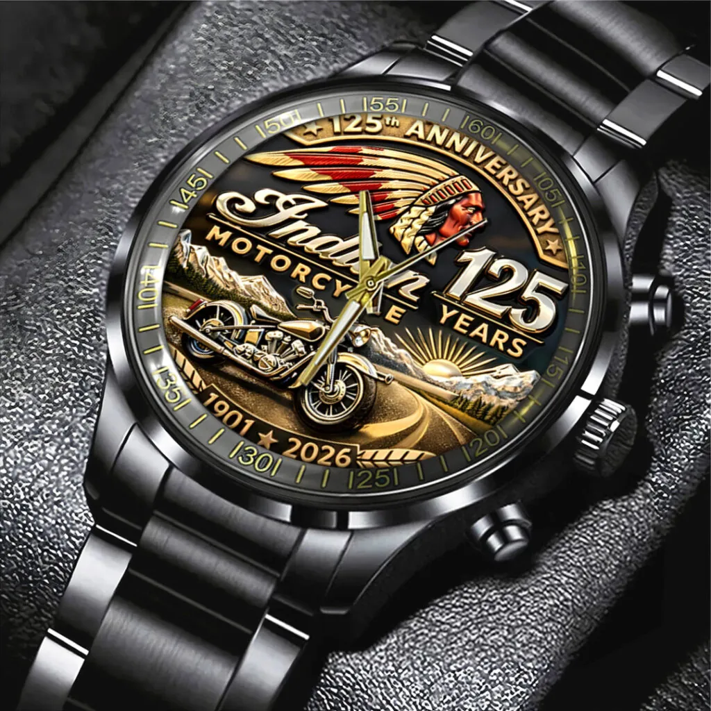 Indian Motorcycle 125th Anniversary 1901-2026 Watch - Detail View