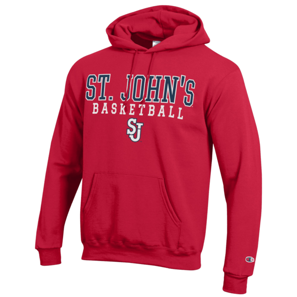 St. John's Basketball SJ Logo Hoodie - Front View