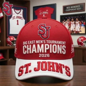 St. John's Big East Men's Tournament Champions 2026 Cap