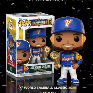 Team Venezuela Jackson Chourio WBC 2026 Champion Funko Pop Figure