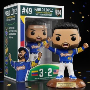 Team Venezuela Pablo López WBC 2026 Champions Funko Pop Figure