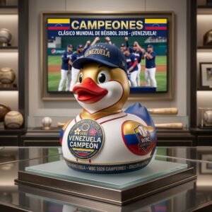 Team Venezuela WBC 2026 Champions Limited Edition Rubber Duck