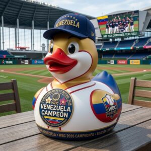 Team Venezuela WBC 2026 Champions Limited Edition Rubber Duck
