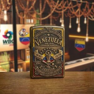 Team Venezuela WBC 2026 World Champion Zippo Lighter