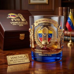 Venezuela WBC 2026 Champions Commemorative Whiskey Glass