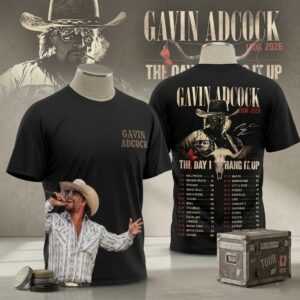 Gavin Adcock The Day I Hang It Up Tour 2026 T-Shirt