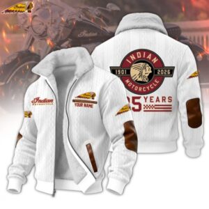 Indian Motorcycle 125 Years Anniversary 1901-2026 Personalized Fleece Jacket