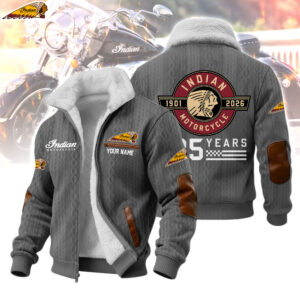 Indian Motorcycle 125 Years Anniversary 1901-2026 Personalized Fleece Jacket