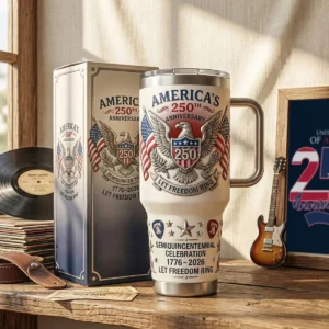 America 250th Anniversary Semiquincentennial Celebration 1776-2026 Tumbler