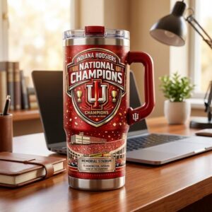 Indiana Hoosiers 2026 National Champions Tumbler