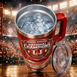 Indiana Hoosiers 2026 National Champions Tumbler