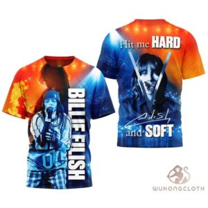 Billie Eilish Hit Me Hard and Soft 3D T-Shirt