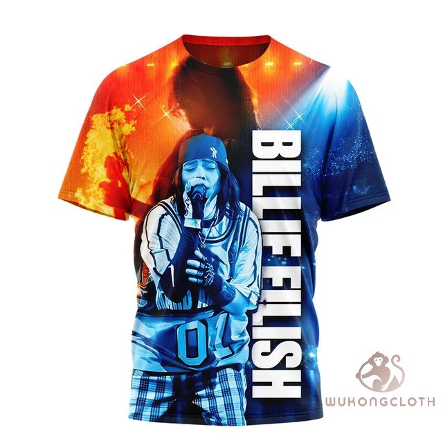 Billie Eilish Hit Me Hard and Soft 3D T-Shirt - Detail View