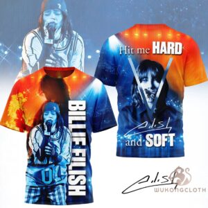Billie Eilish Hit Me Hard and Soft 3D T-Shirt