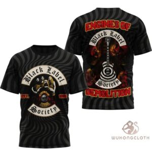 Black Label Society Engines of Demolition EST 1998 3D T-Shirt
