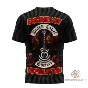 Black Label Society Engines of Demolition EST 1998 3D T-Shirt