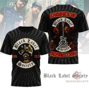 Black Label Society Engines of Demolition EST 1998 3D T-Shirt