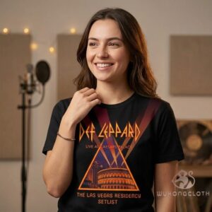 Def Leppard The Las Vegas Residency Setlist T-Shirt