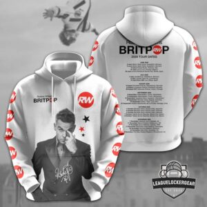 Robbie Williams Britpop 2026 Tour Dates Hoodie