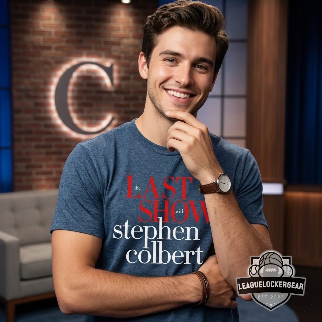 The Late Show with Stephen Colbert Thanks For Watching T-Shirt - Detail View