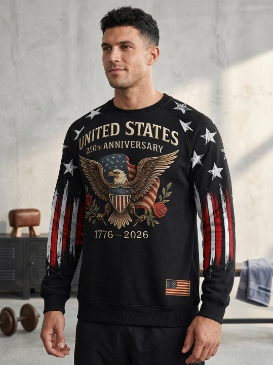 United States 250th Anniversary 1776-2026 Sweatshirt - Detail View