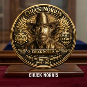 Chuck Norris 1940-2026 The Legend Texas Ranger Commemorative Coin