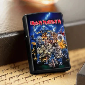 Iron Maiden Eddie Collage Zippo Lighter