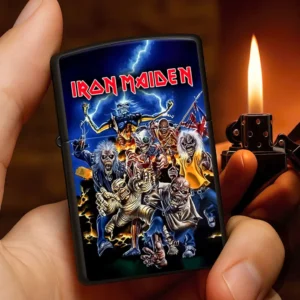 Iron Maiden Eddie Collage Zippo Lighter