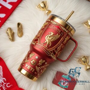 Liverpool FC You'll Never Walk Alone Gold Tumbler