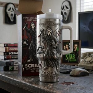 Scream Ghostface 30th Anniversary 1996 – 2026 Tumbler