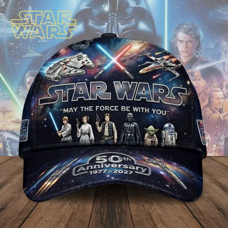Star Wars 50th Anniversary 1977-2027 Cap - Front View