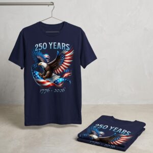 USA 250 Years 1776-2026 Eagle T-Shirt
