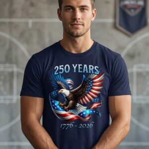 USA 250 Years 1776-2026 Eagle T-Shirt