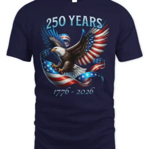 USA 250 Years 1776-2026 Eagle T-Shirt
