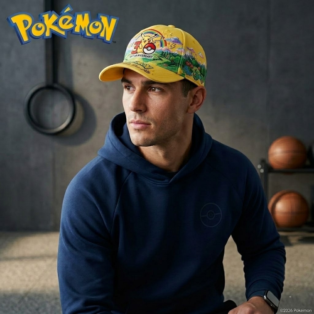 Pokemon 30th Anniversary Cap - Detail View