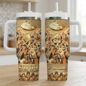 Star Trek 60th Anniversary Tumbler With Handle