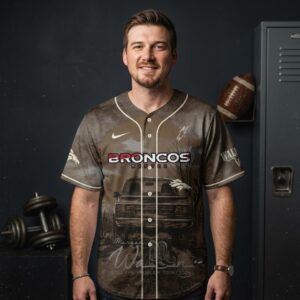Denver Broncos x Morgan Wallen Still The Problem Tour 2026 Baseball Jersey