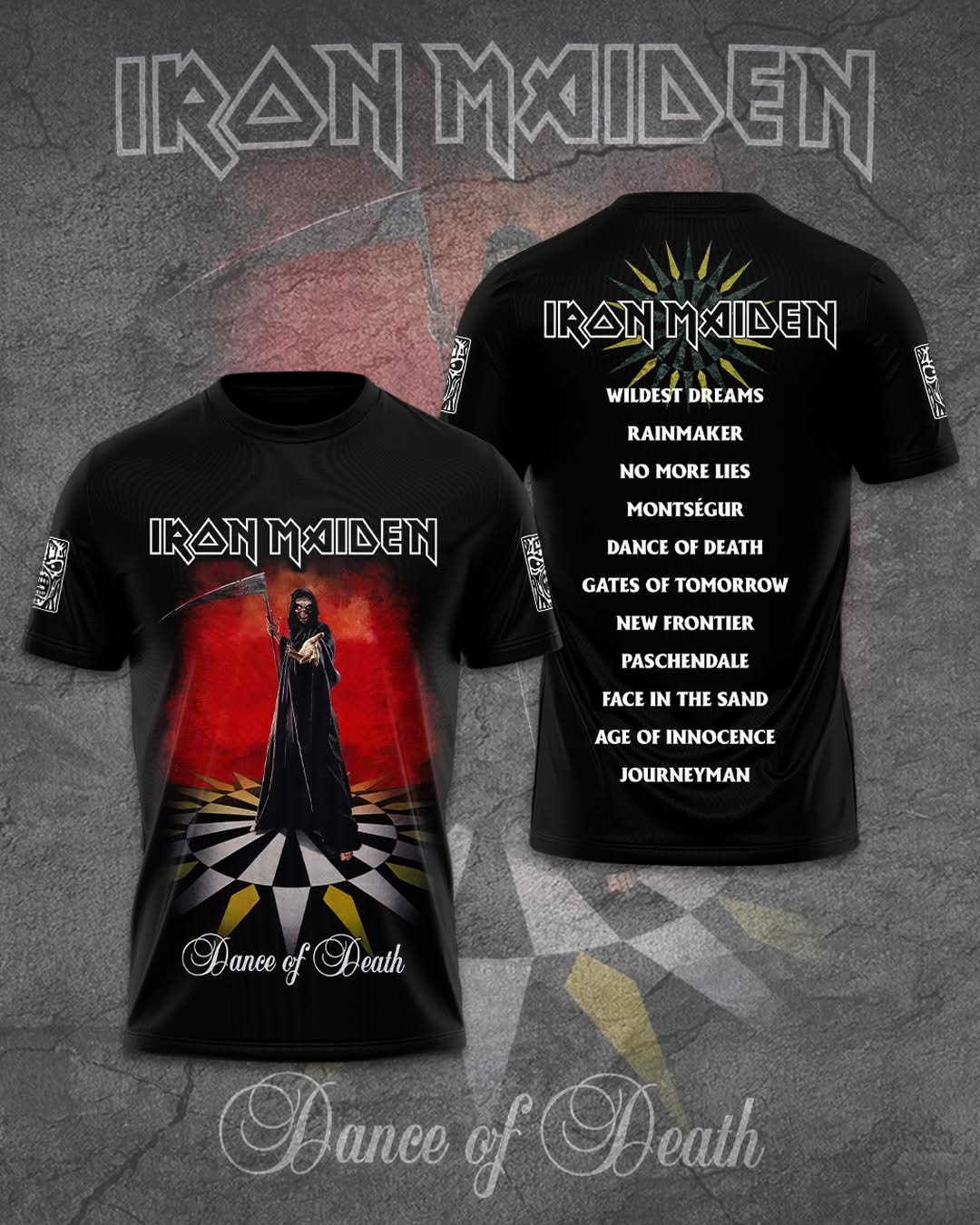 Iron Maiden Dance of Death T-Shirt - Front View