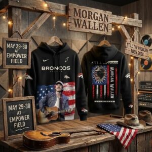 Morgan Wallen Denver Broncos Still The Problem Tour 2026 Hoodie