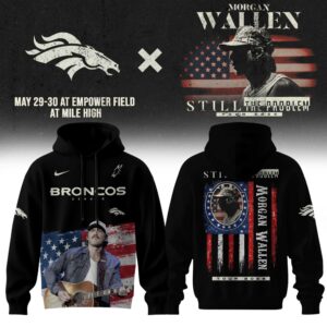 Morgan Wallen Denver Broncos Still The Problem Tour 2026 Hoodie