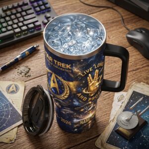 Star Trek 60 Years Of Exploration Live Long And Prosper Personalized Tumbler