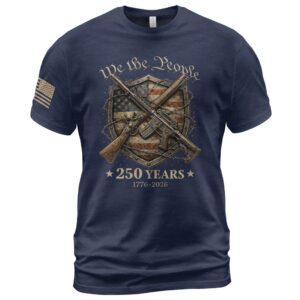 We the People 250 Years 1776-2026 Second Amendment T-Shirt