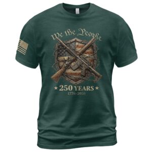 We the People 250 Years 1776-2026 Second Amendment T-Shirt