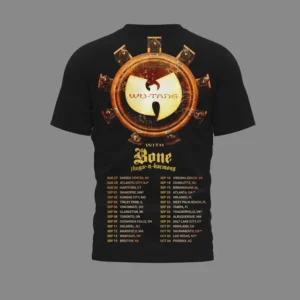Wu-Tang Clan Tour With Bone Thugs-Harmony T-Shirt