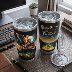 Harry Potter 25 Years of Magic Philosopher's Stone Signatures Tumbler
